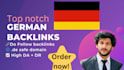 build spam free german guest post backlinks