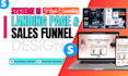 build high converting  systeme io landing page and sales funnel