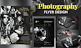 design photography flyer, poster, business flyer, and social media flyer