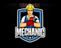 make tradesman mascot logo design with express delivery