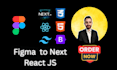 convert figma design to nextjs react responsive website