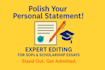 edit personal statement, statement of purpose, college application essay, sop