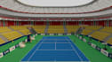 rebuild complex tennis court,estadio,wimbledon,cgi soccer field rendering net