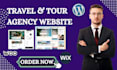 develop travel website, tour travel agency website,  booking website