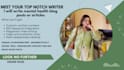 write mental health blog posts or articles