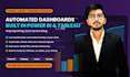 build an automated self updating sales dashboard in power bi or tableau