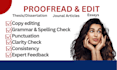expertly proofread and edit your thesis and dissertation