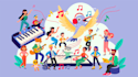create illustrations for brands, books, and social media