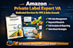 be your amazon private label expert VA for PPC and sales growth