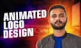 create an 3d animated logo intro video