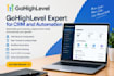 set up gohighlevel crm landing page automation workflow as your ghl expert