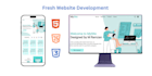 build responsive and modern websites using HTML, CSS, javascript