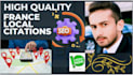 manually build france local citations for better local SEO