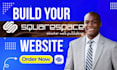 design squarespace, redesign wix landing page, wixstudio, fix squarespace