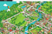 design unique vector map illustration or street map