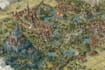 create event, tourist, and fantasy map illustration