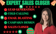 be your sales closer sales representative cold calling sales agent