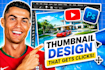 make professional custom thumbnail design for youtube in 3hr