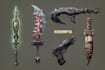 create weapon design and illustration