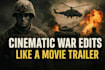 do military war video editing
