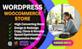 design, redesign woocommerce store, revamp, copy and clone