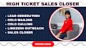 be your linkedin sdr, sales closer and sales representative