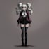 design anime character sprites inspired by danganronpa