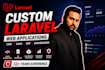 build custom laravel CRM or saas application