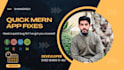 fix bugs or add new features to your mern stack web app