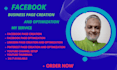 create setup optimize professional fb business page and social media