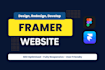build framer website, framer landing page, framer website design
