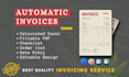 make invoice design,quotation,receipt,fillable pdf, , quote