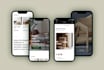 design a stunning, user friendly website in figma