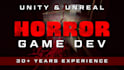 develop a polished unity horror game or vertical slice