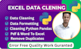 excel data cleaning with python pandas