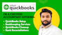 do setup, cleanup and bookkeeping in quickbooks online, xero and odoo
