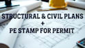 usa pa, il, ca, fl, tx structural and civil engineering plan and plan stamp