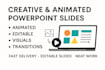 design creative and animated powerpoint slides for you