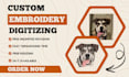 do emb, patch, badge, and embroidery, logo digitizing