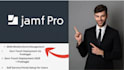 set up jamf pro dashboard, 1 config profile, and enroll 1 apple device