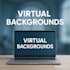 make professional and custom virtual backgrounds with logo