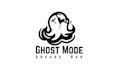 design surprising ghost mode arcade bar logo