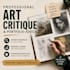 give professional art critique and portfolio advice
