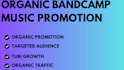 do bandcamp and napster music promotion get streams, audience
