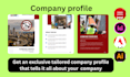 design an amazing company profile