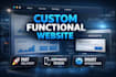 create custom functional website