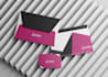 design professional envelope, business card and letterhead