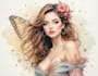 paint pin up and cartoon illustrations