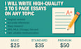 deliver quality essay writing,3,5pg paper on various topics