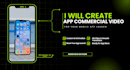 create a professional app commercial video for your mobile app launch